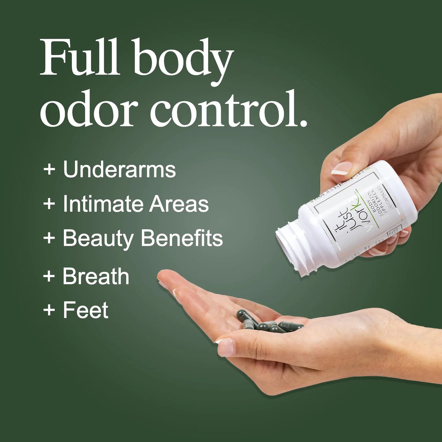 All Natural Full Body Deodorizing Supplement