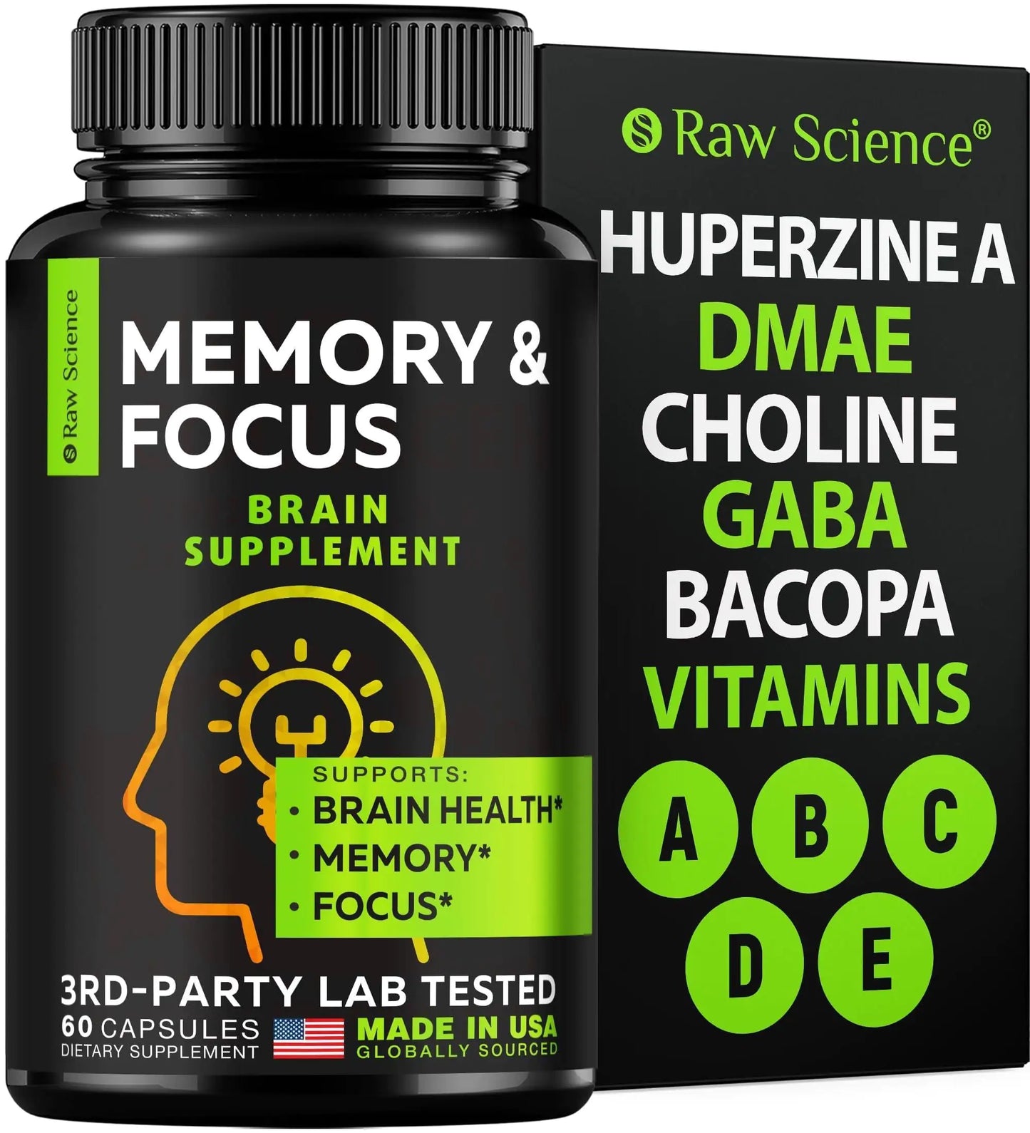 Brain Supplements for Memory Focus with Huperzine