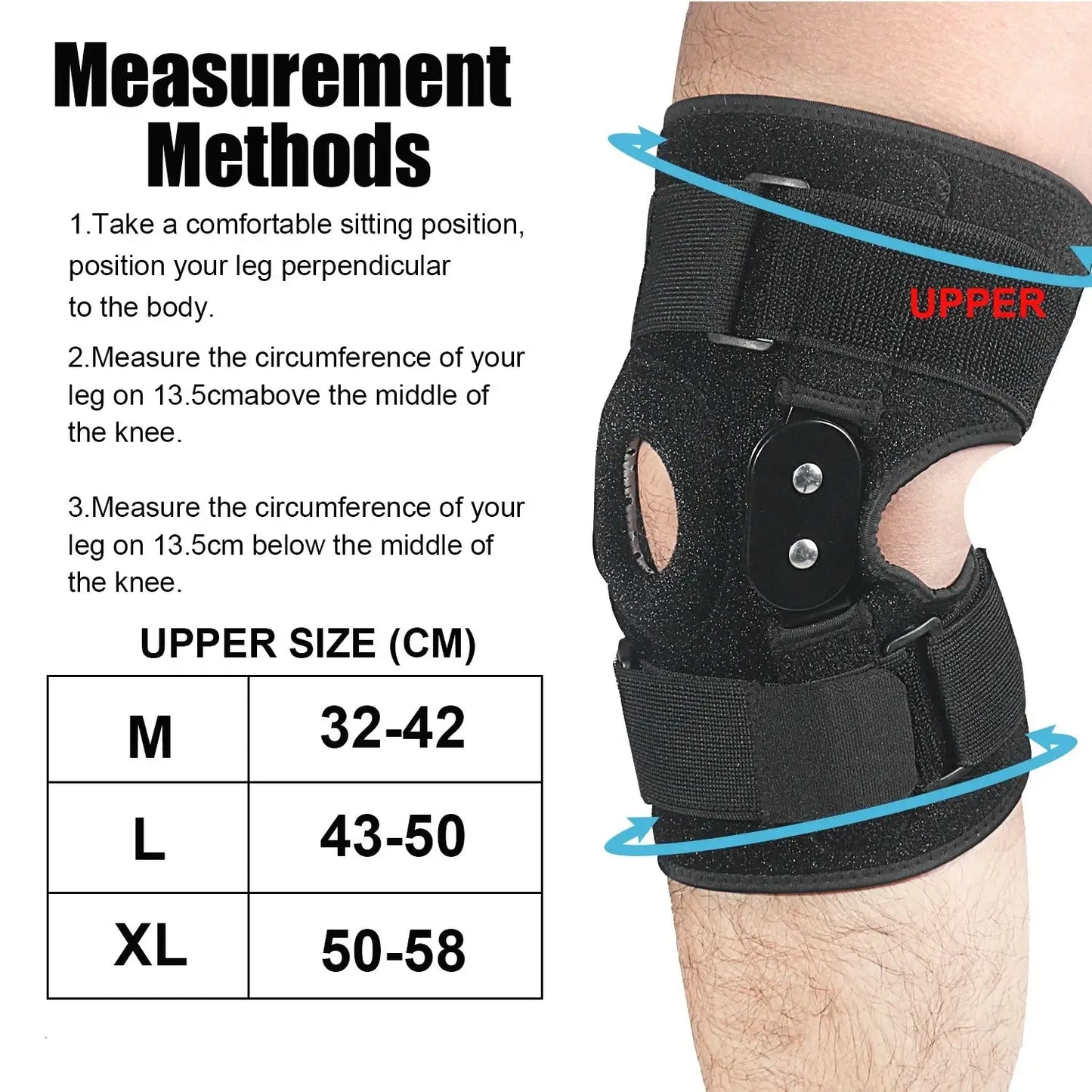 Knee Brace Hinged Support