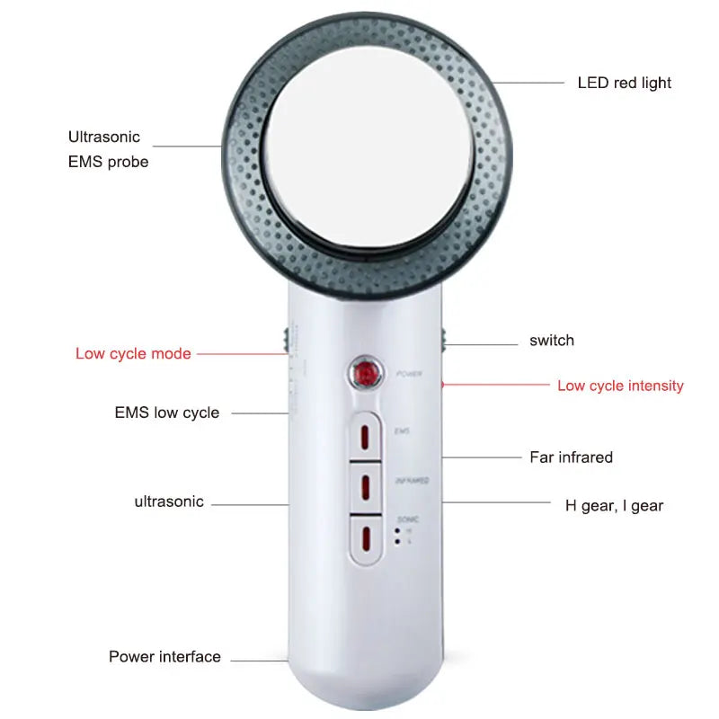 Ultrasound Cavitation EMS Face Body Slimming Massager