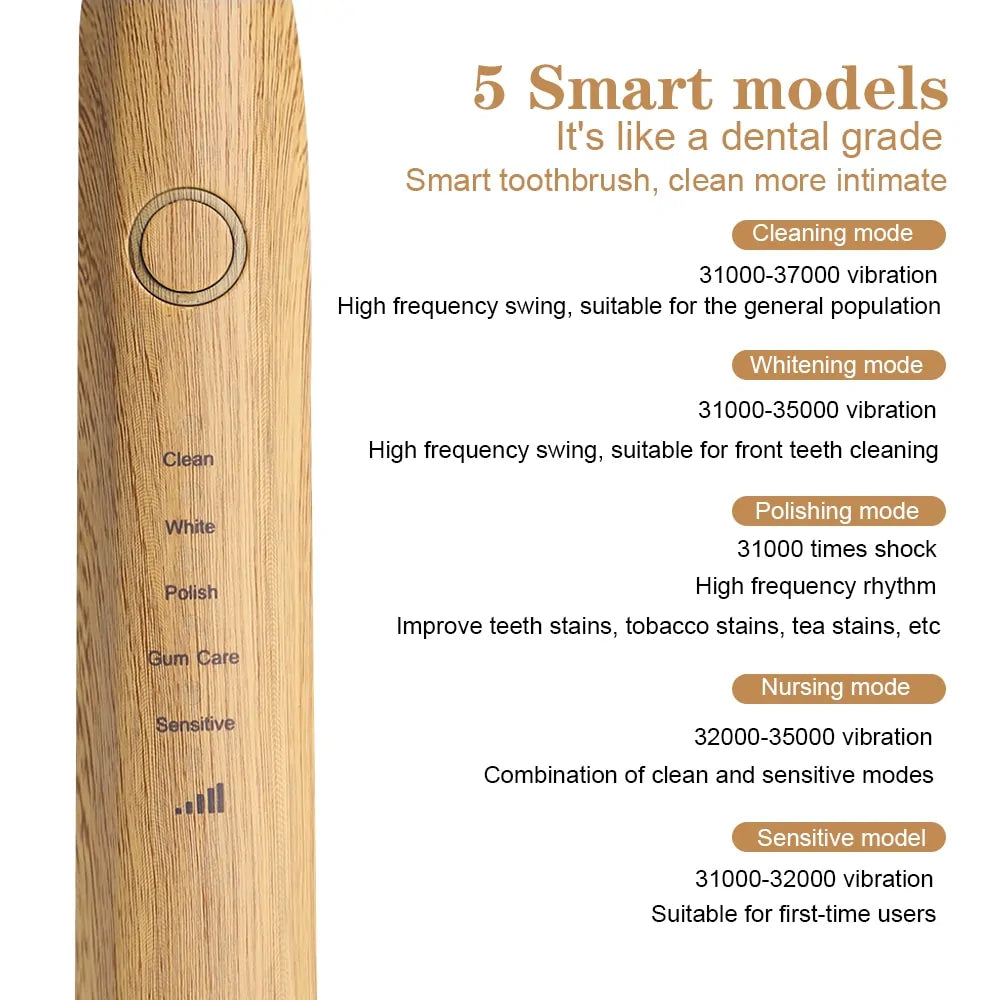 Toothbrushes Bamboo Electric