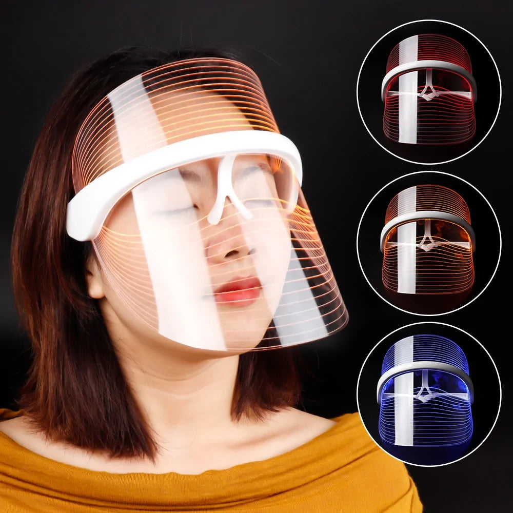 Therapy Face Mask 3 Colors LED Light Anti-aging