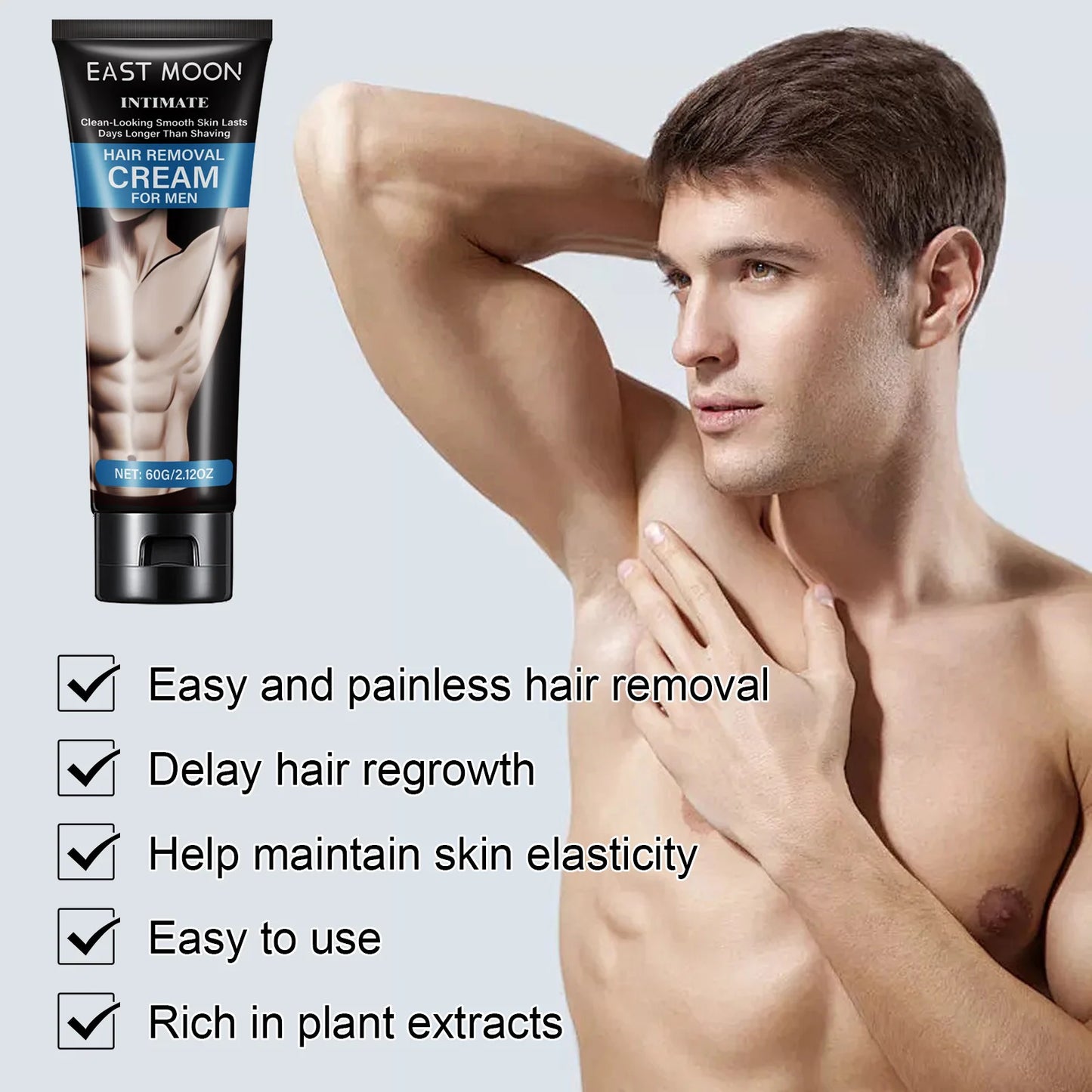 Men's Hair Removal Whole Body Depilatory Cream