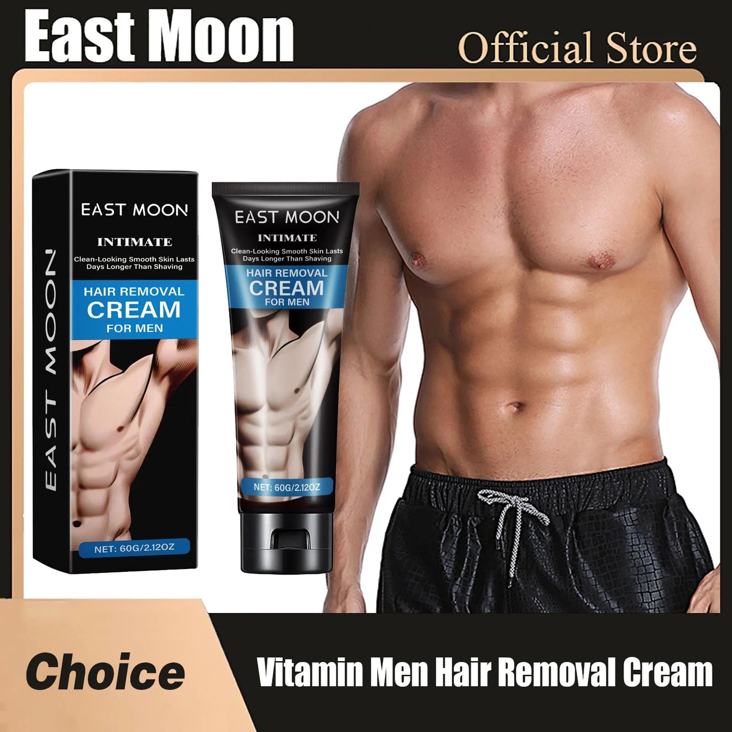 Men's Hair Removal Whole Body Depilatory Cream