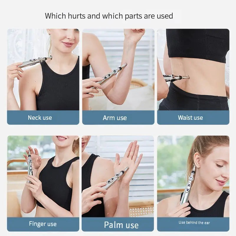 Battery-Free Acupuncture Pen Relieves Pain Instantly