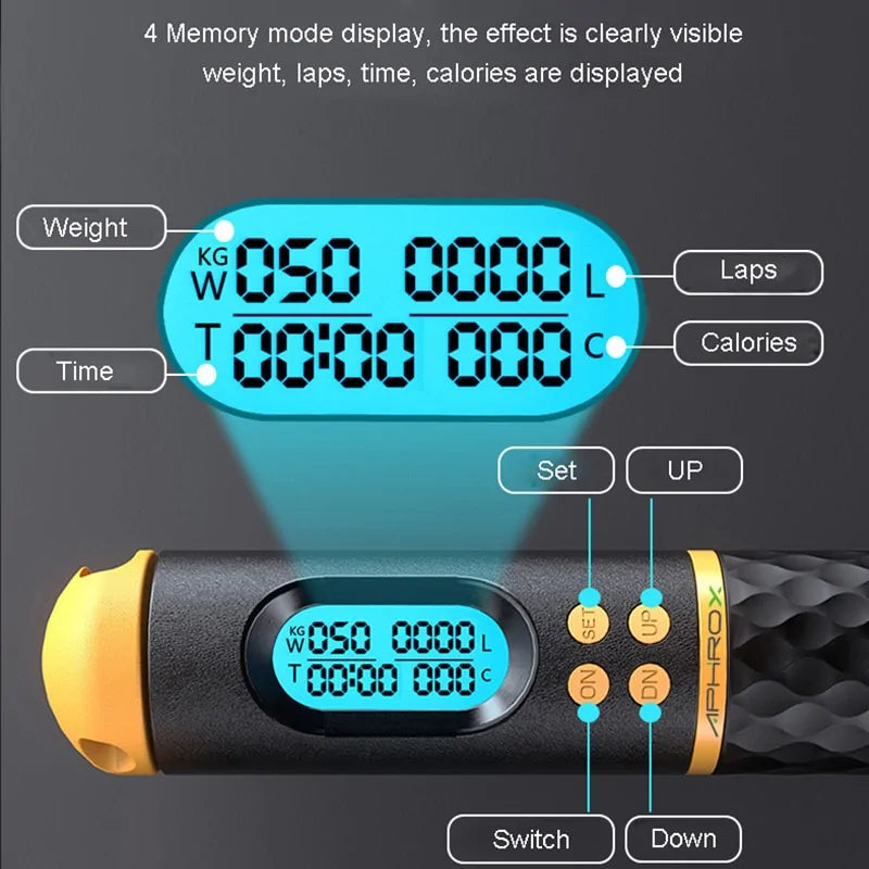 Weight Loss Counter Speed Digital Jump Rope