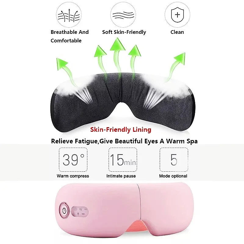 Smart Vibration Eyemask Massager