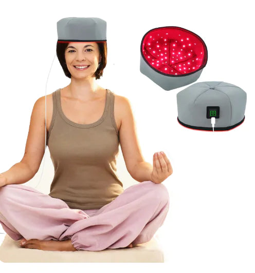 Infrared Therapy Helmet for Hair Growth, Hair Loss Prevention, and Scalp Relaxation