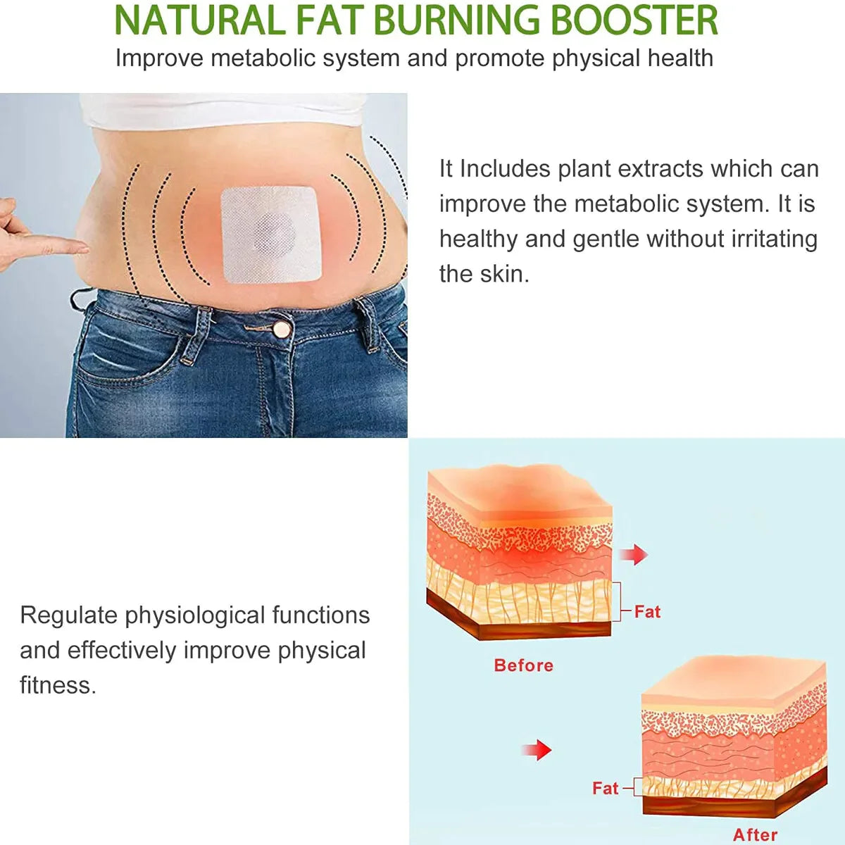 Weight Loss Slim Patches 60 Pcs