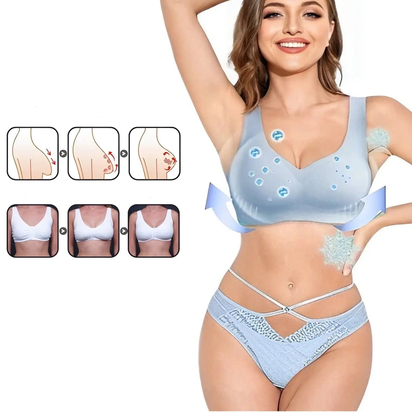 Ice Silk Detox and Lifting Bra