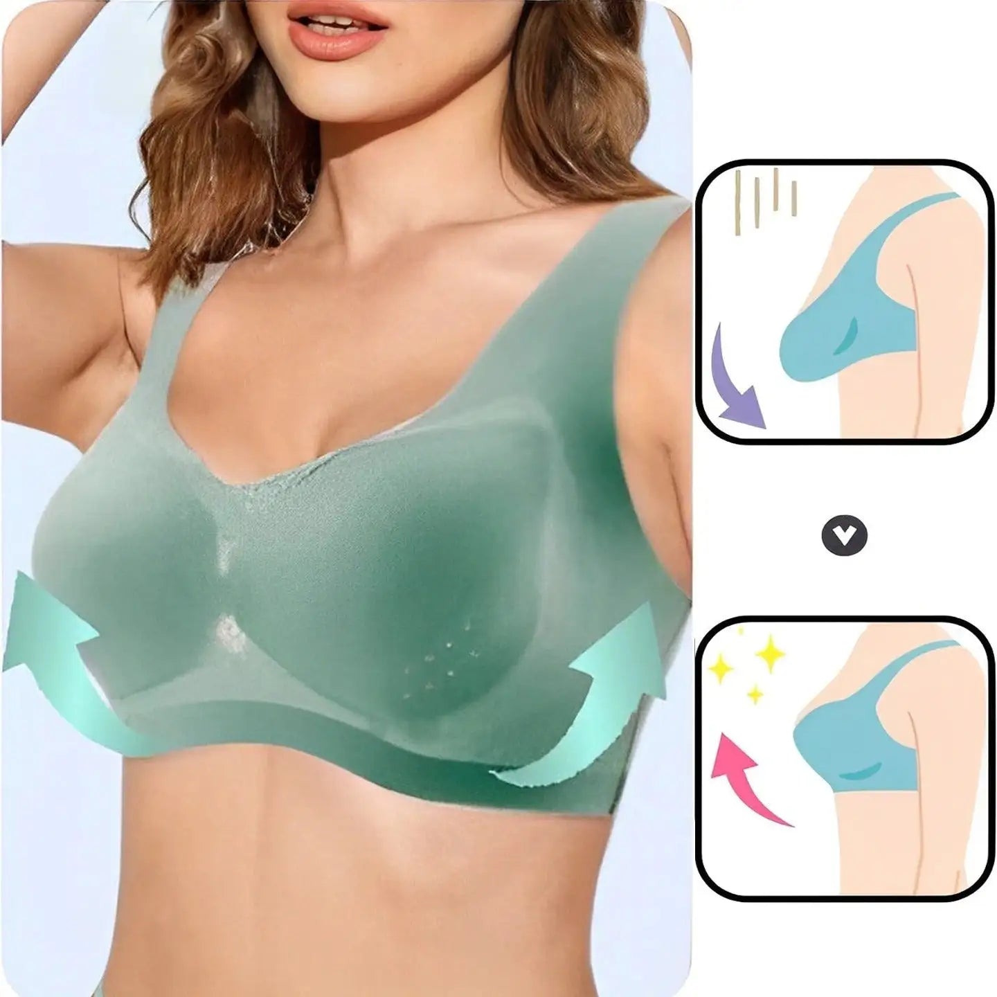 Ice Silk Detox and Lifting Bra