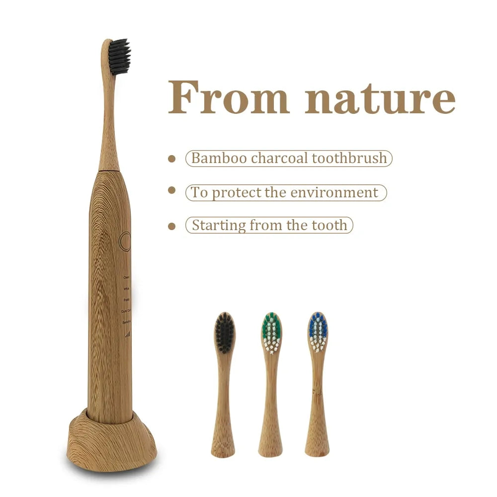 Toothbrushes Bamboo Electric