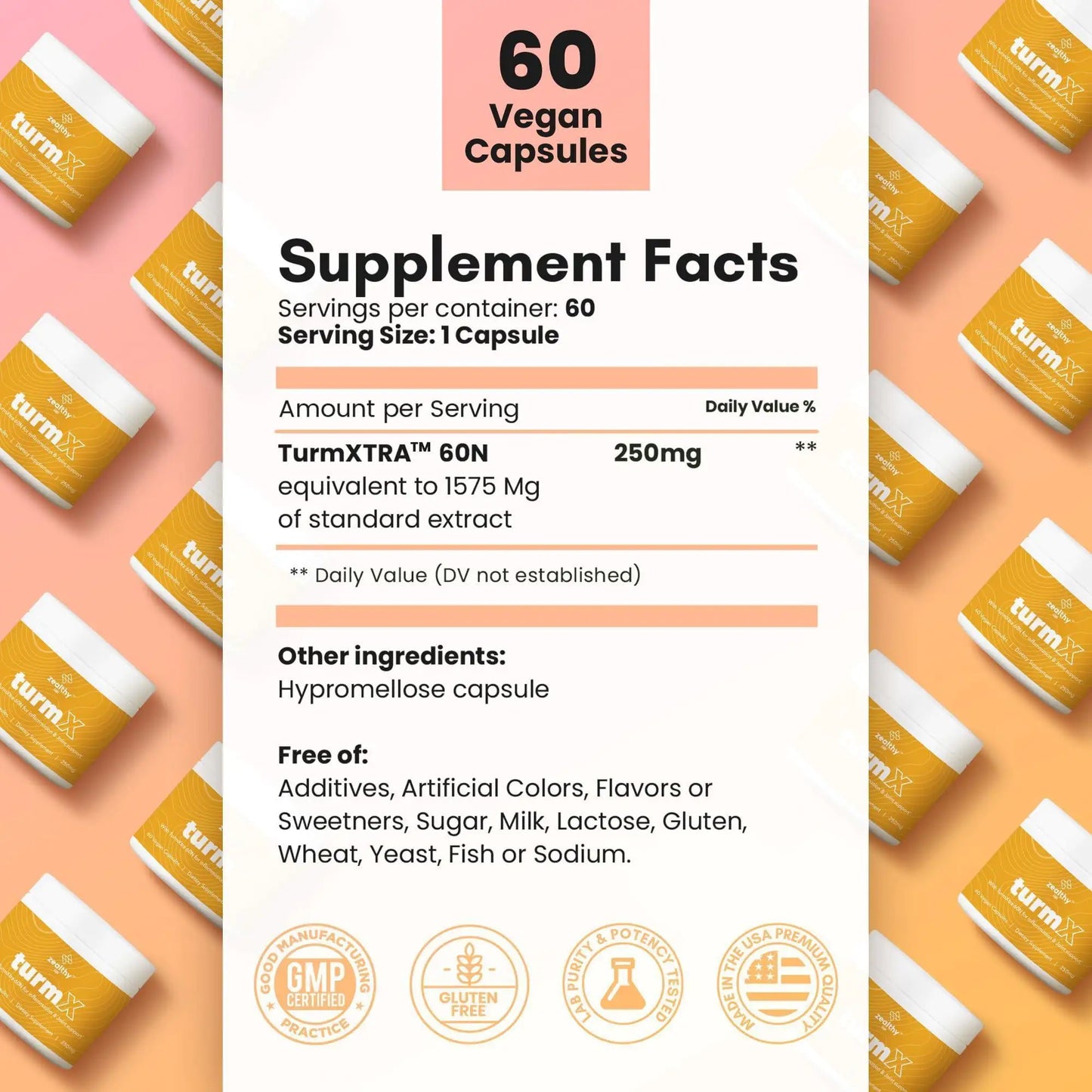 Turmeric Supplement Supports Joints, Immune System, Brain & Skin