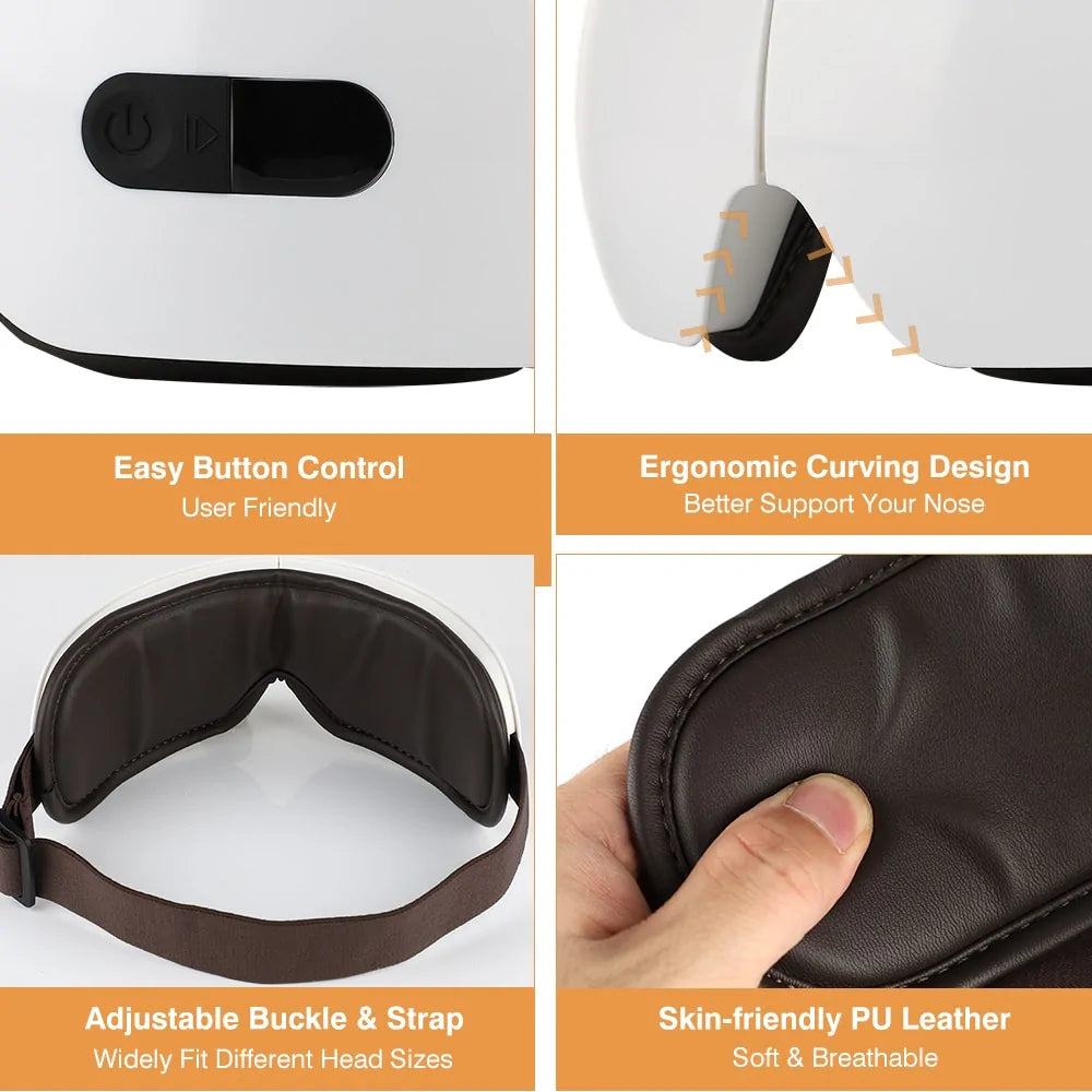 Eye Massager Heated, Relaxation Smart Goggles