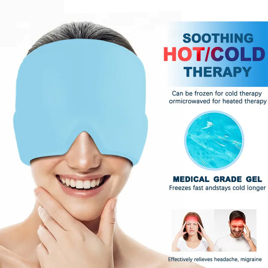 Therapy Hot/Cold Hat & Eye Mask Migraine Relief